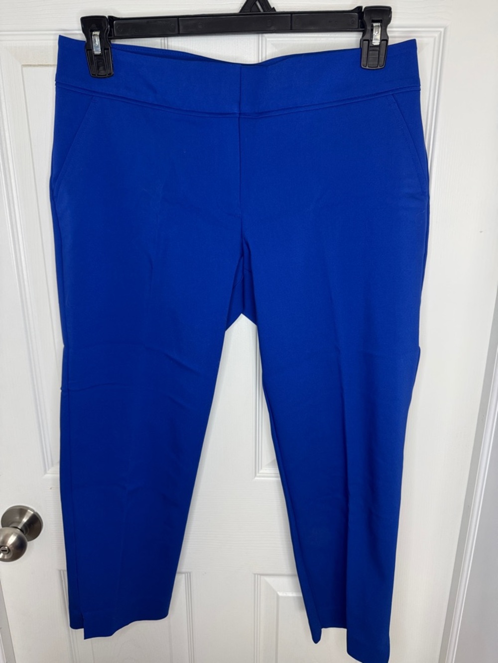 EUC Apt. 9 Royal Blue Straight-Leg Ponte Capris